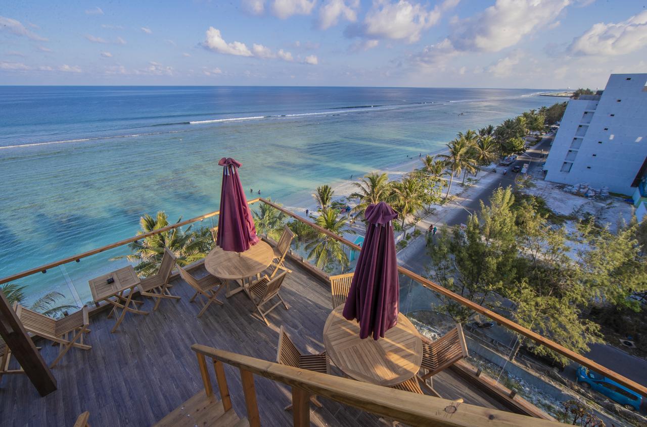 Ocean view from Coral Grand Beach & Spa in Hulhumalé